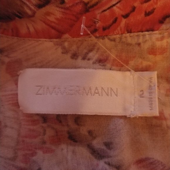 ZIMMERMANN | spaghetti strap floral ruffle romper - Picture 5 of 6